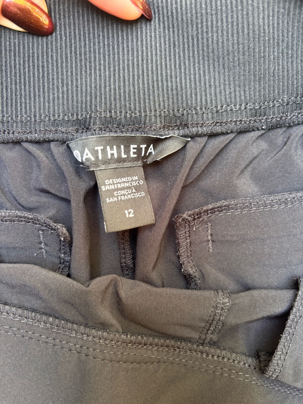 Athleta Brooklyn Midrise Black Cropped Ankle Pants - Picture 3 of 12